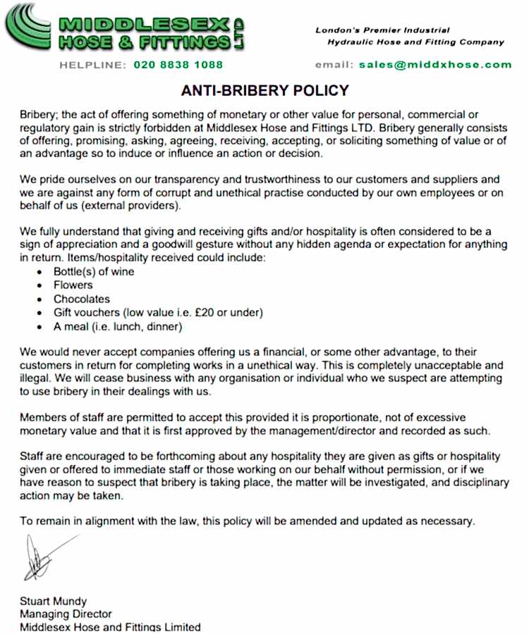 Anti-Bribery