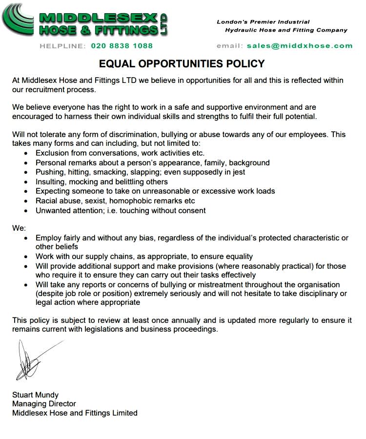 Equal Opportunities